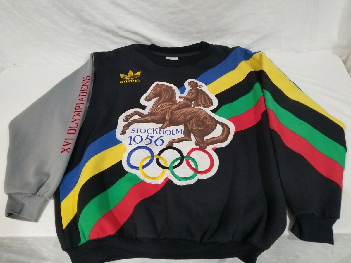 Adidas Vintage 80s Olympic Stockholm Helsinki Crewneck Adidas Vintage 80s Olympic Stockholm Helsinki Crewneck