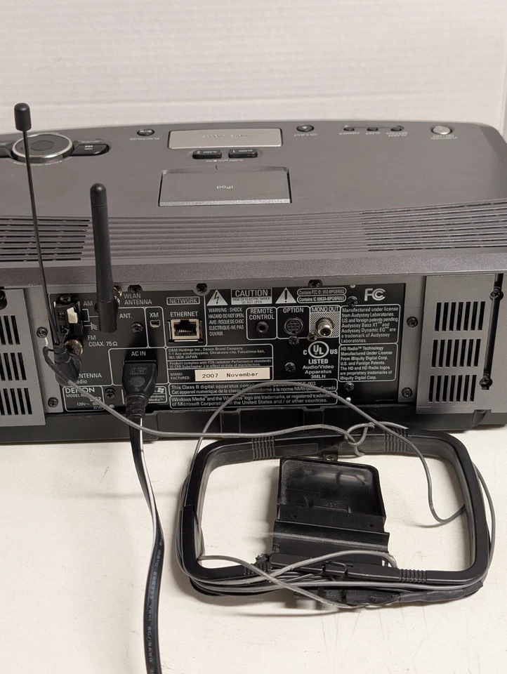 Denon S-52 Wireless Network CD Music System Built in Speaker NO REMOTE - Image 3 of 4