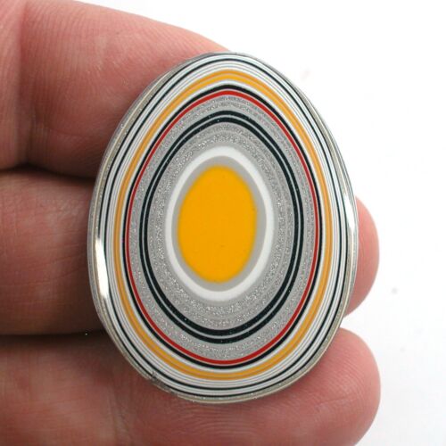DVH Fordite Cabochon Ford F150 camion assemblage KC 37x29x4mm (5525) - Photo 1/4