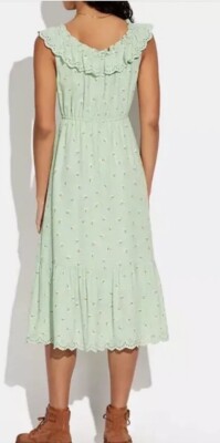 coach green dress Mrs Maisel Green Coach Print L main image 0