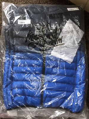 Brandneu mit Etikett - King's Will Dream Jungen gefütterte Jacke schwarz/blau Alter: 12-13 Schnäppchen