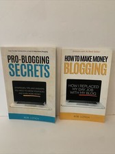 Blogging Book Set Of 2: How To Make Money Blogging & Pro-Blogging Secrets - GOOD