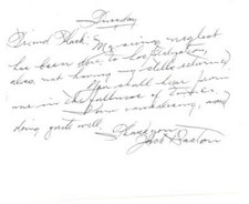 Jack Baston D.1970 Actor Buck Jones Signed Letter