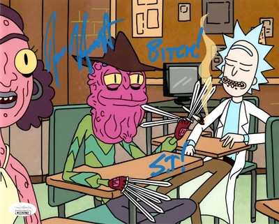 Jess Harnell autographed inscribed 8x10 photo Scary Terry JSA Rick and Morty