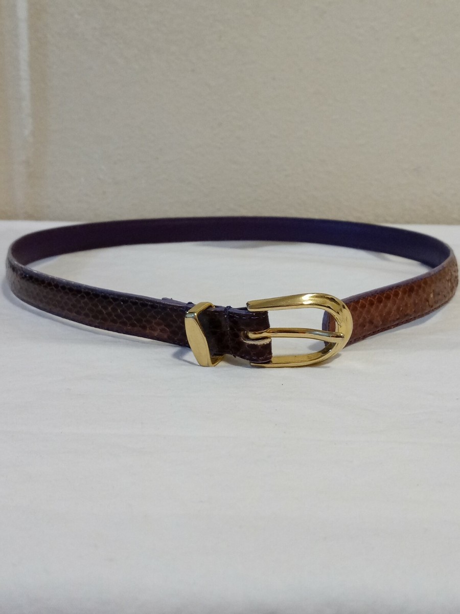 Size S TJW Genuine Snakeskin Belt for Mervyn\'s  Size & Fit * Tag Size: M (Medium TJW By Mervyns Genuine Snakeskin Leather | Mercari main image 4
