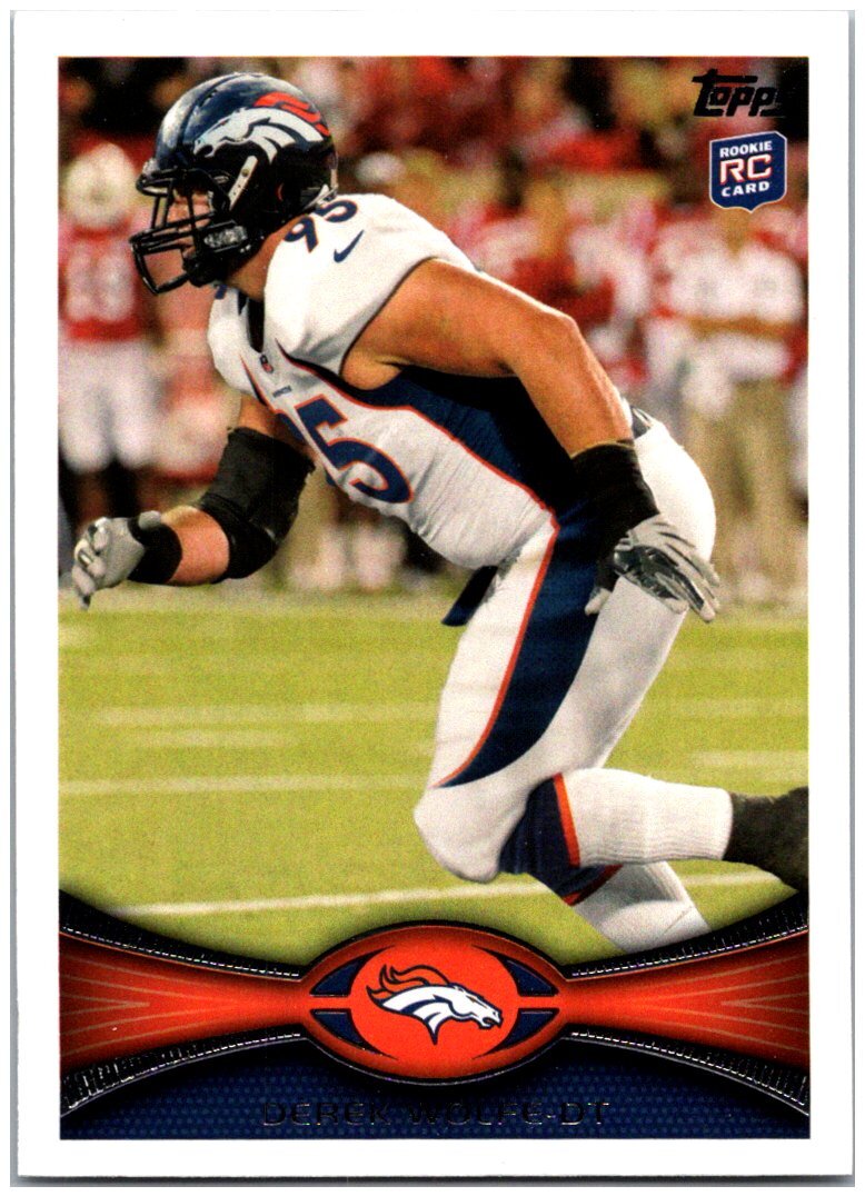 2012 Topps #419 Derek Wolfe - Rookie RC FREE SHIPPING!