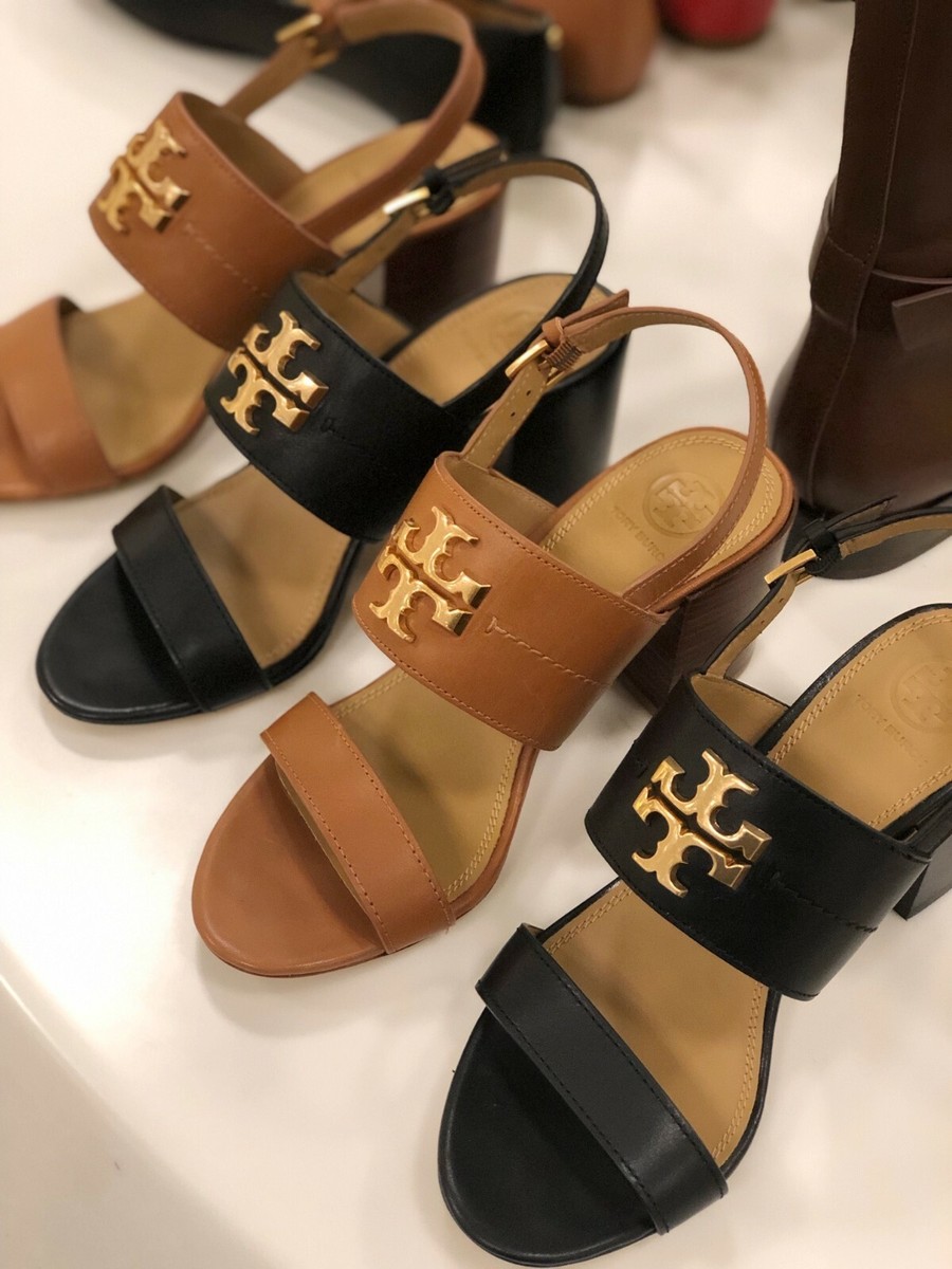 【関税&送料込】Tory Burch T Leather Sandals Double T leather sandals in white - Tory Burch | Mytheresa