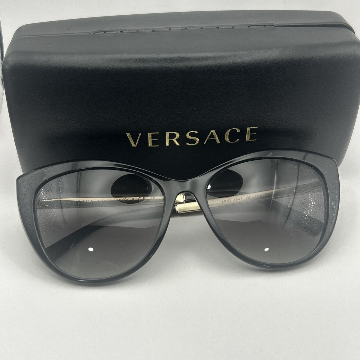 小物 versace MEDUSA RUNWAY SQUARED SUNGL Versace - Medusa Runway Squared Sunglasses - Black Dark Grey