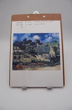 VM Designs Cross Stitch Pattern Chart "Thatched Cottages at Cordeville" Van Gogh