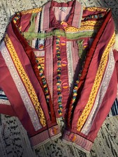 Minnie’s Closet Xl Multicolor Blazer Lined With Beading And Lace Boho