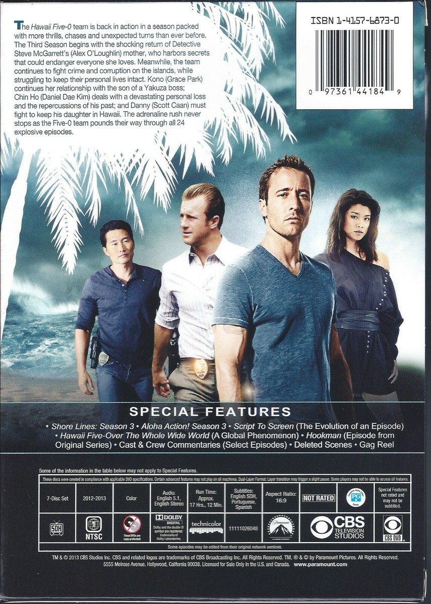 Hawaii Five-0 - The Third Season (DVD, 2013, 7-Disc Set