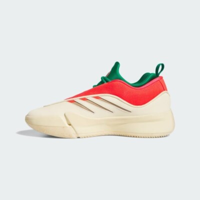 adidas Dame 9 Christmas Warm Vanilla Lucid Red Sandstone JH6627