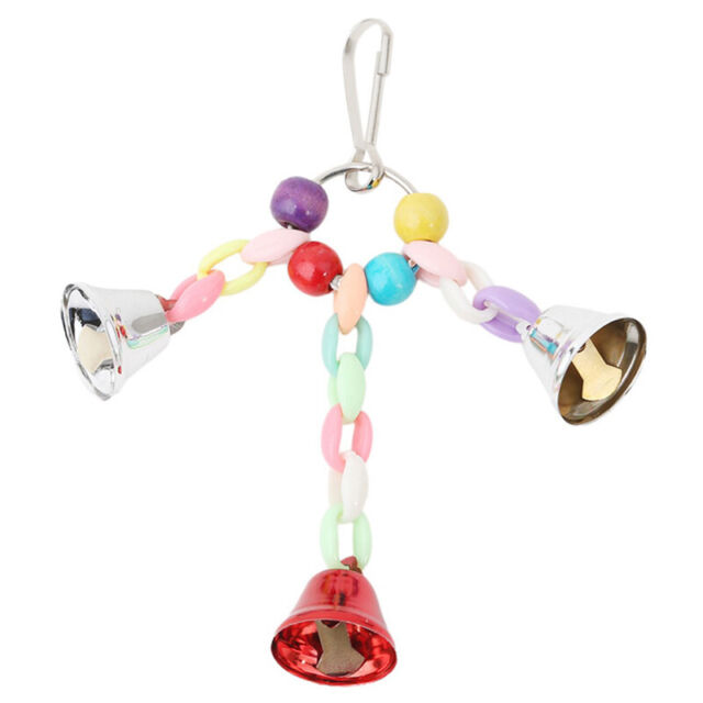 Colorful Parrot Toys Suspension Hanging Bridge Chain Pet Bird Parrot Chew ToPI