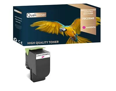Toner LEXMARK 70C2XM0 Compatible Magenta x1 QUALITONER - Photo 1/4