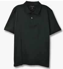MENS SIZE MEDIUM BANANA REPUBLIC LUXE TOUCH PERFORMANCE POLO SHIRT BLACK NWT