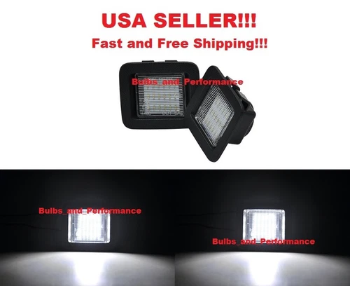 WHITE LED LICENSE PLATE LIGHTS LAMPS for 2015 - 2020 Ford F150 all models F-150