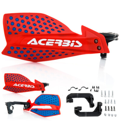 ACERBIS X ULTIMATIVE HANDSCHUTZ ROT BLAU WEISS MOTOCROSS MX ENDURO GÜNSTIG OFF ROAD