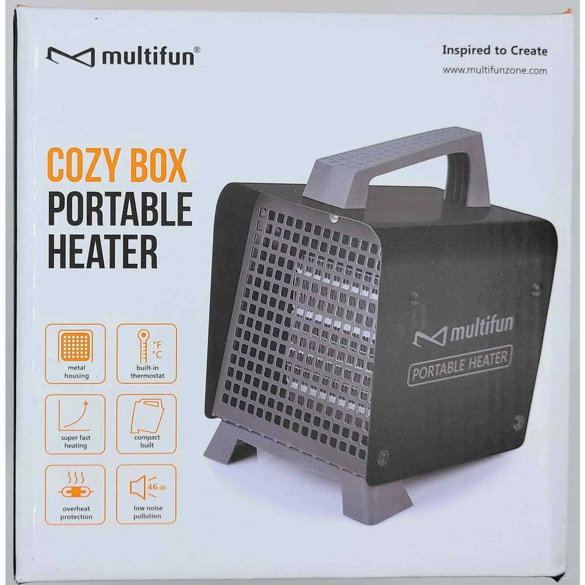multifun Electric Space Heater with Adjustable Thermostat, Indoor Space  Heater | eBay