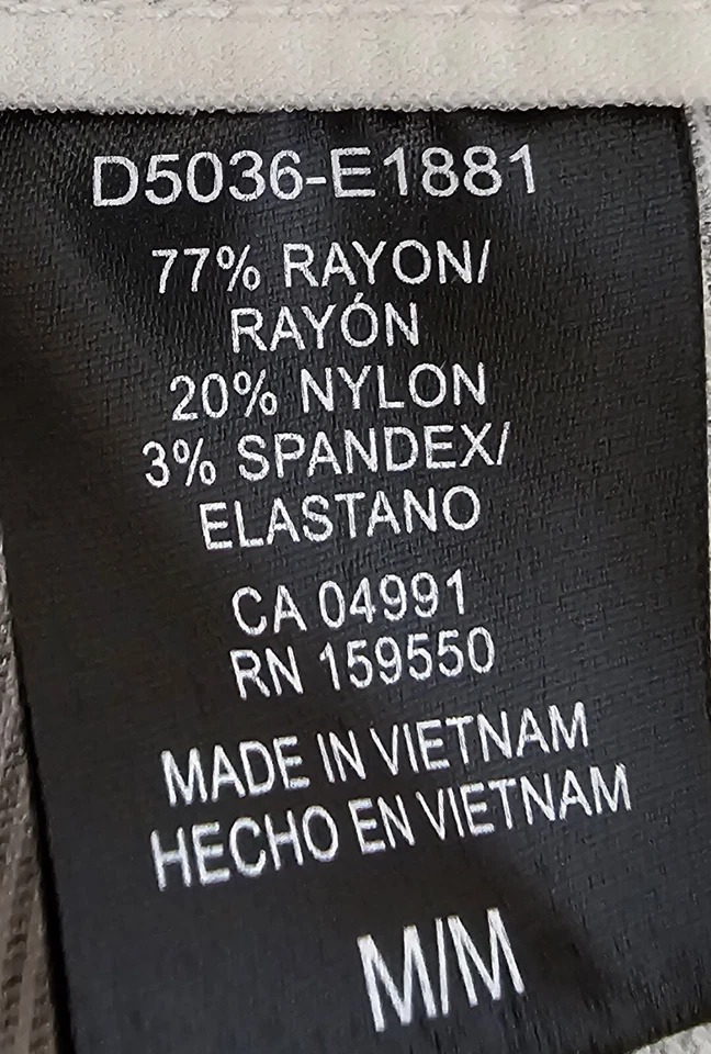 Hilary Radley Womens Shorts Size M Medium Off White Gray Striped NEW - Image 3 of 4