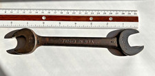 Vintage VLCHEK Double Open End Wrench #731 3/4 x 13/16 - Made In USA