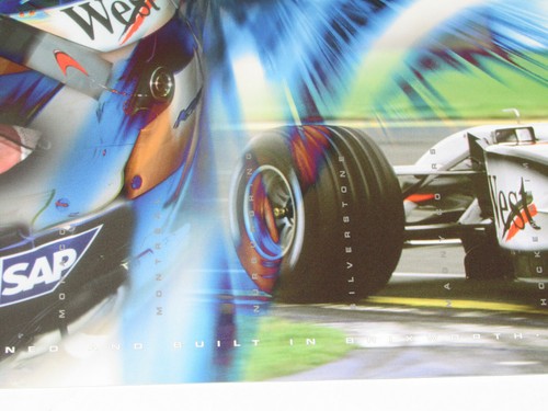 VTG MID-1990s ILMOR RACING ENGINES ADVERTISING POSTER! 16x11" MERCEDES FORMULA 1 - Picture 6 of 12