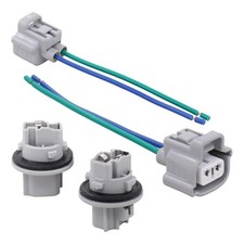 2Pcs Turn Signal Socket Plug and Connector Pigtail Harness Wiring for Toyota