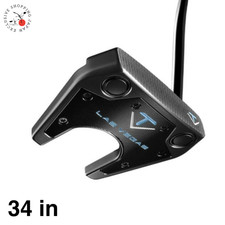 TOULON Golf Las Vegas Double Bend Putter 34in Stepless Steel Black Shaft 2025 RH