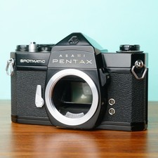 Working Pentax SP Black Body Film Camera 48