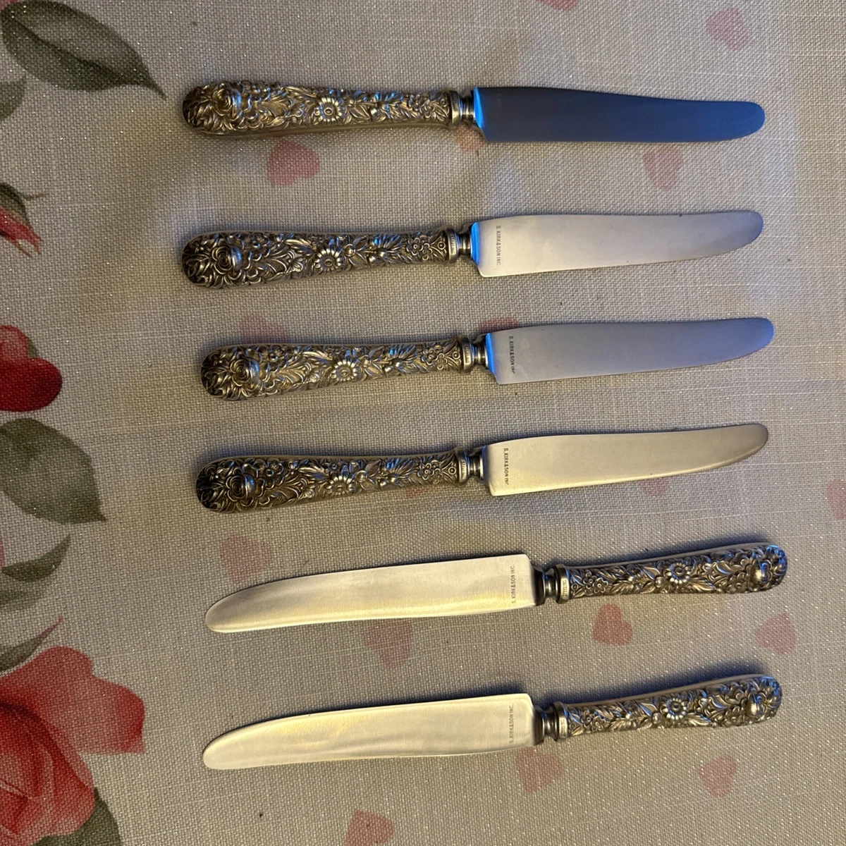 【S.Kirk & Son】【純銀】バターナイフ/スプレッダー スターリング Kirk Antique US Sterling Silver Flatware-Knives for sale | eBay