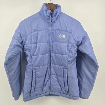 The North Face Womens Puffer Jacket Periwinkle Blue Quilted Full Zip XS