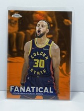 2025 Topps Chrome STEPH CURRY FANATICAL Orange, 5/25, SSP LEGEND