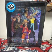 One Piece 3D Lenticular Print &ndash; Luffy Kaido Law Collectible Wall Art