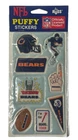 Vintage NFL Chicago Bears Puffy Stickers by Russ Officially Licensed Product