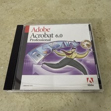 Adobe Acrobat 6.0 Standard for Windows PC with serial number