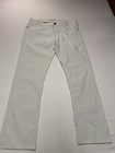 Kenneth Cole 34 x 30 Reaction Men's Ivory Cotton Woven Pants  — photo 1