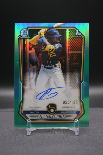 Pedro Ibarguen [Blue Refractor] #CPA-PI 2026 Bowman Chrome Prospect Autograph card