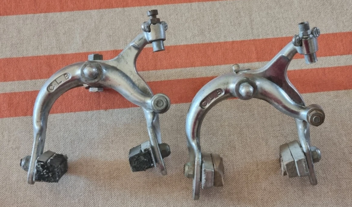 Paire D’étriers De Frein CLB Aluminium – Vélo Vintage – Fabrication Française – Années 70