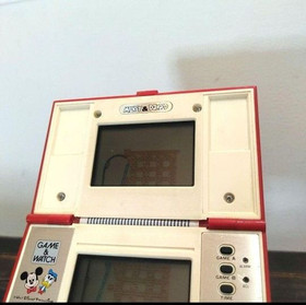 Nintendo Game and Watch Mickey & Donald DM-53 Handheld Multi Screen 1982 Tested