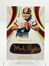 2019 PANINI IMMACULATE MARK RYPIEN 09/10 GOLD EYE BLACK AUTO NO. IEB-MRY