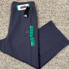 Adidas Women's Active Wide Leg Pants Grestr/Gray, Size XL New 