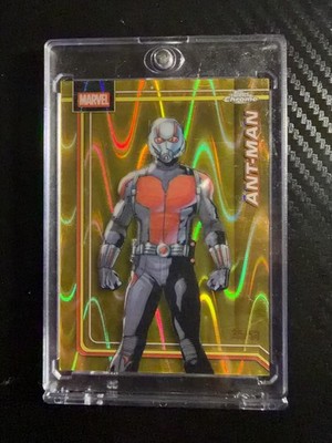 2026 Topps Chrome Marvel ANT-MAN Gold Wave Refractor 35/50 #6