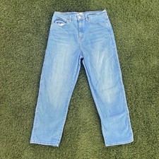 Levi Strauss Signature High-Rise Straight Jeans Light Wash Women's Sz 10 31x26