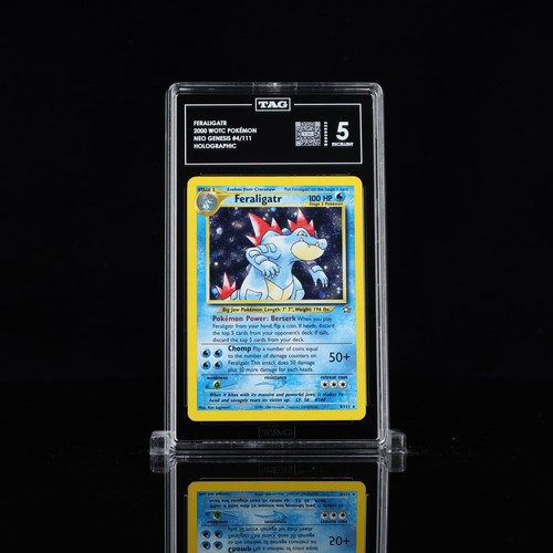Feraligatr (Unlimited) graded TAG 5 for sale on eBay