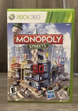 Monopoly Streets (Microsoft Xbox 360, 2010) Case & Manual Only | No Disc