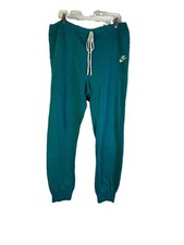 Vintage 80s Nike Spell Out Drawstring Jersey Joggers Jogger Pants Mens Large USA