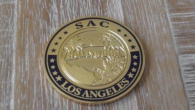 ICE SAC Special Agent In Charge Los Angeles CA Challenge Coin #D628