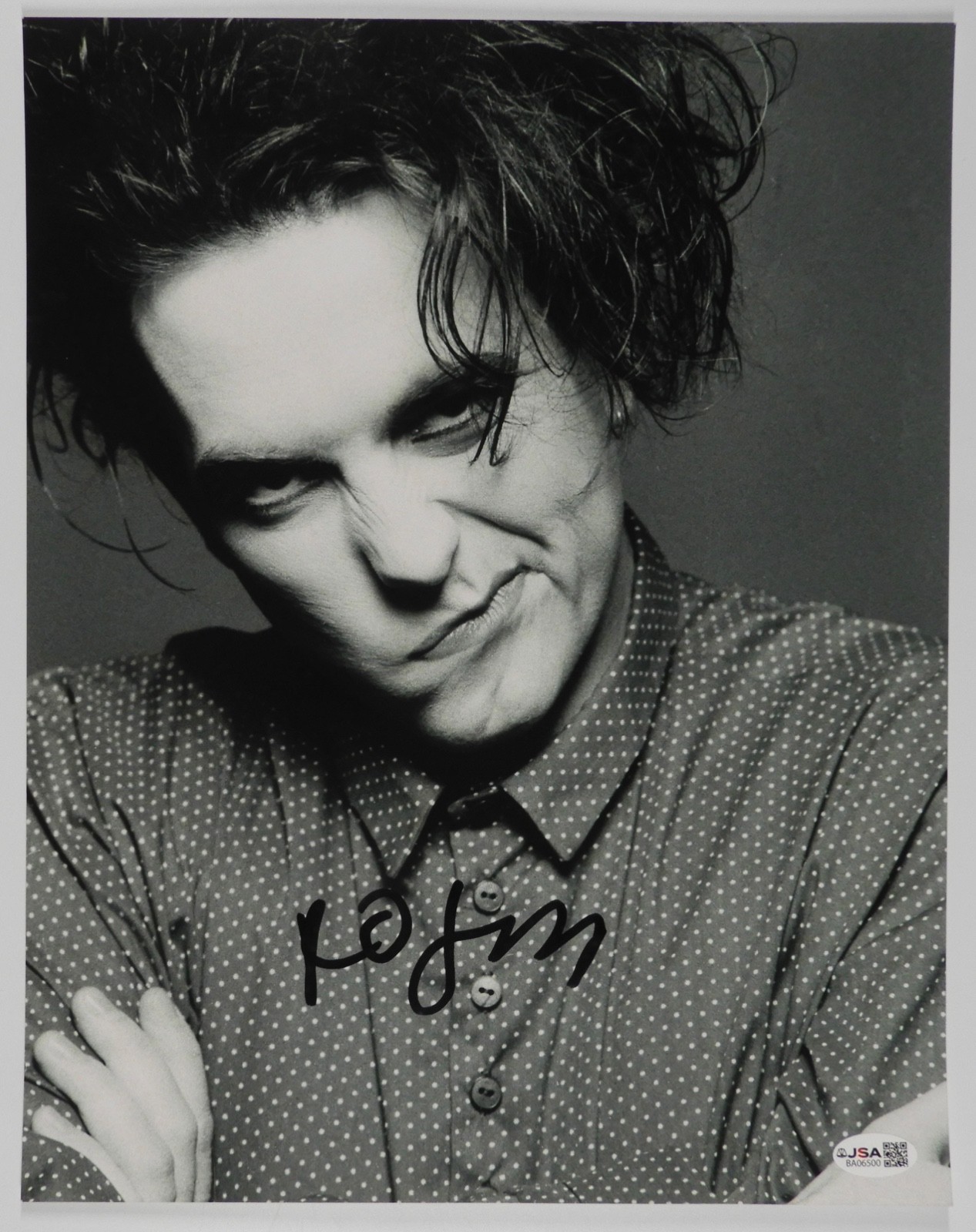 The Cure Robert Smith JSA Signed Autograph Photo 11 x 14