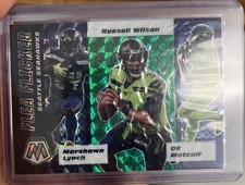 Panini Mosaic NFL Sports Card Lot Flea Flicker Montage Lynch Wilson Metcalf