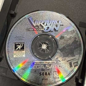 Virtual On Cyber Troopers Sega Saturn W/ Manual Longbox