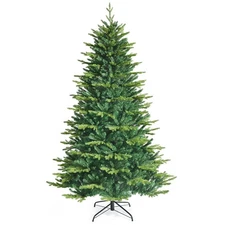 Topbuy 6/7/8 Ft APP Controlled Christmas Tree, PE/PVC Xmas Tree w/ LED Lights